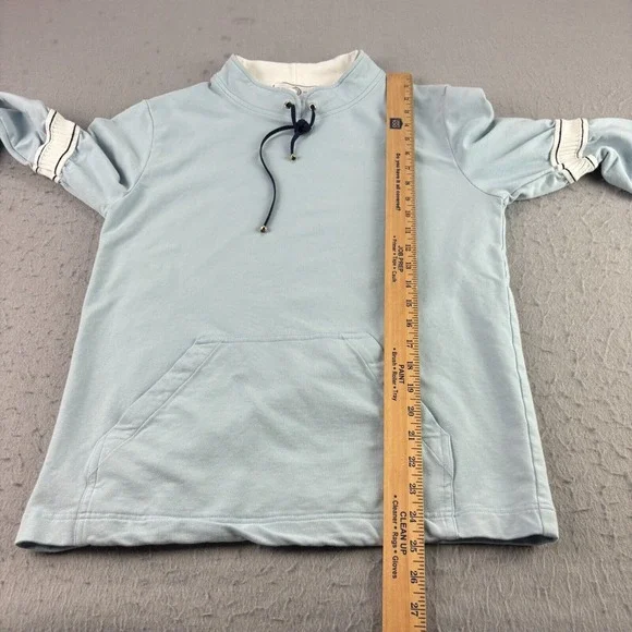 St John Sport Sweater Womens Size P (Small) Blue Pullover Pocket‎ Long Sleeve - Picture 7 of 10